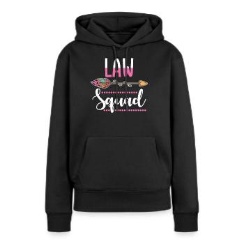 Anwältin Gruppe - Frauen Premium Bio Hoodie - Schwarz - Vorne - Julia (174cm)