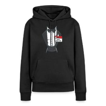 Band Director Costume Art - Frauen Premium Bio Hoodie - Schwarz - Vorne - Julia (174cm)