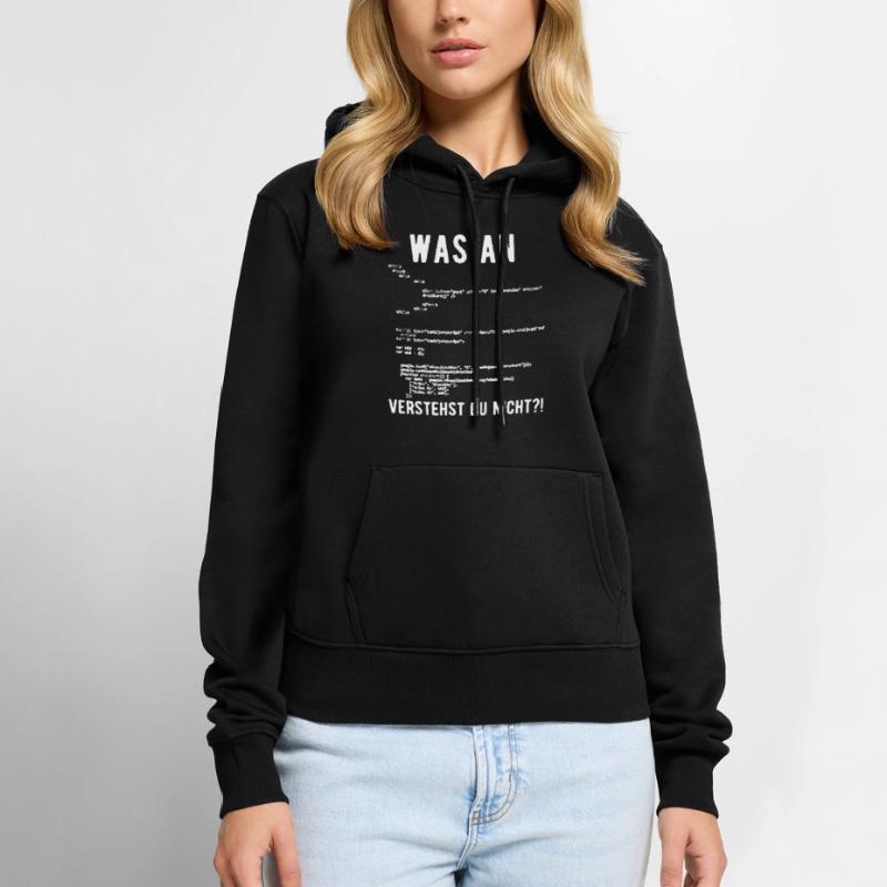 Informatik Informatiker Lustiges Programmierer Frauen Premium Bio Hoodie