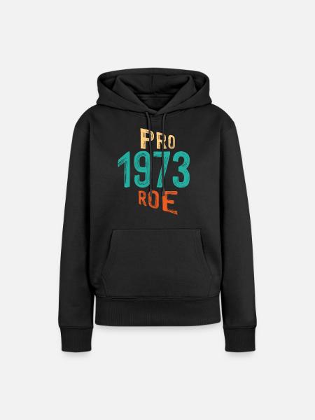 Pro 1973 Rogen - Frauen Premium Bio Hoodie - Schwarz