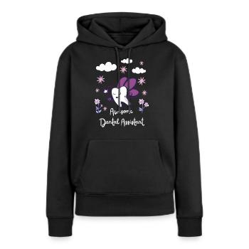 Dental Assistant Cute Fairy Art - Women’s Premium Organic Hoodie - black - Front - Julia (174cm)