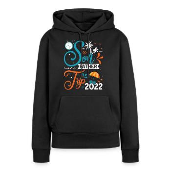Father Son Trip 2022 Summer Sun Beach Vacation - Women’s Premium Organic Hoodie - black - Front - Julia (174cm)