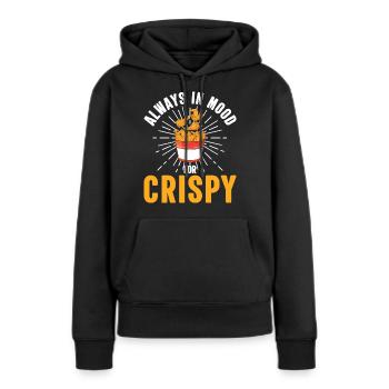 Fleischliebhaber Lebensmittel Lebensstil Brathähnc - Frauen Premium Bio Hoodie - Schwarz - Vorne - Julia (174cm)