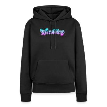Wrestling - Frauen Premium Bio Hoodie - Schwarz - Vorne - Julia (174cm)