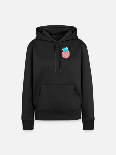 Soap Making Crafting Pocket - Frauen Premium Bio Hoodie - Schwarz