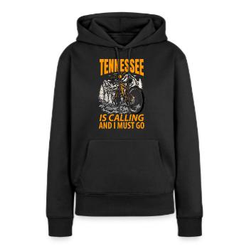 Tennessee abenteuer geschenk - Frauen Premium Bio Hoodie - Schwarz - Vorne - Julia (174cm)