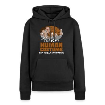 Mammut - Frauen Premium Bio Hoodie - Schwarz - Vorne - Julia (174cm)