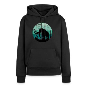 Mammut - Frauen Premium Bio Hoodie - Schwarz - Vorne - Julia (174cm)