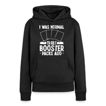 Trading Card Collecting Funny Trading Card Game - Frauen Premium Bio Hoodie - Schwarz - Vorne - Julia (174cm)