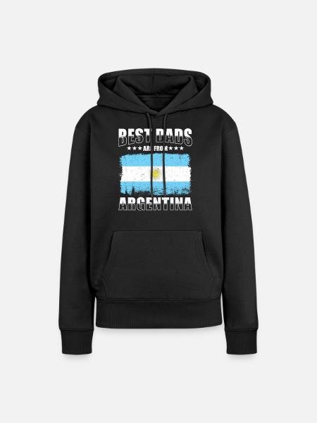 Argentijnse vader - Vrouwen Premium Bio hoodie - zwart