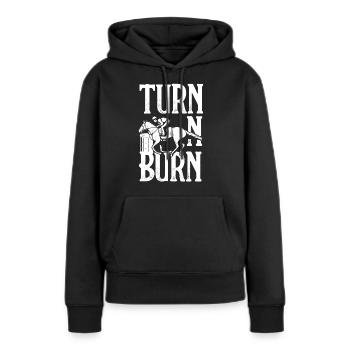 Lustige Pferderennen Pferderennen Geschenkidee - Frauen Premium Bio Hoodie - Schwarz - Vorne - Julia (174cm)