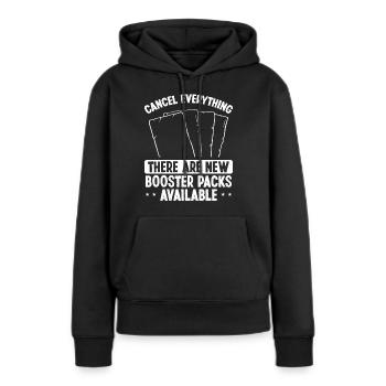 Trading Card Game Collector TCG Wizard Card - Frauen Premium Bio Hoodie - Schwarz - Vorne - Julia (174cm)