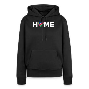 Namibia Heimat Namibia Flagge Namibia Liebe - Frauen Premium Bio Hoodie - Schwarz - Vorne - Julia (174cm)