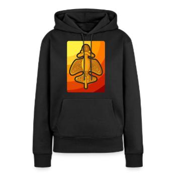 Ancient Astronaut Theorie Quimbaya Flugzeug - Frauen Premium Bio Hoodie - Schwarz - Vorne - Julia (174cm)