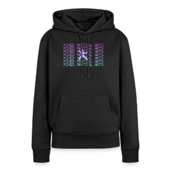 Kampfsport - Frauen Premium Bio Hoodie - Schwarz - Vorne - Julia (174cm)