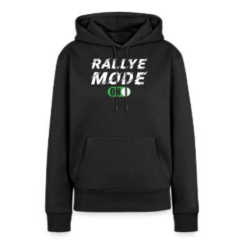 Rallye Rennsport Motorsport Rallye Modus An - Frauen Premium Bio Hoodie - Schwarz - Vorne - Julia (174cm)
