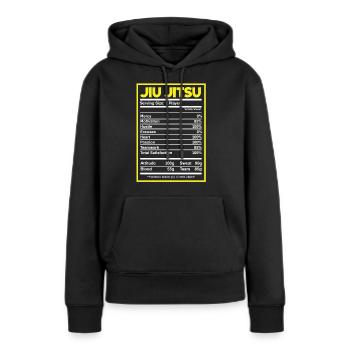 Jiu Jitsu Jiu Jitsu Jiu Jitsu - Frauen Premium Bio Hoodie - Schwarz - Vorne - Julia (174cm)
