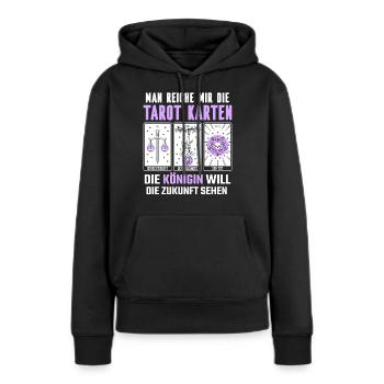 Tarot Karten Lustiger Spruch Wahrsagen Esoterik - Frauen Premium Bio Hoodie - Schwarz - Vorne - Julia (174cm)