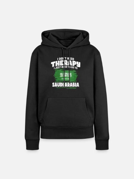 Saudi-arabien - Frauen Premium Bio Hoodie - Schwarz
