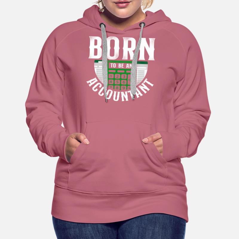 Comptable Comptable Comptable Comptabilité Sweat à capuche Premium bio Femme
