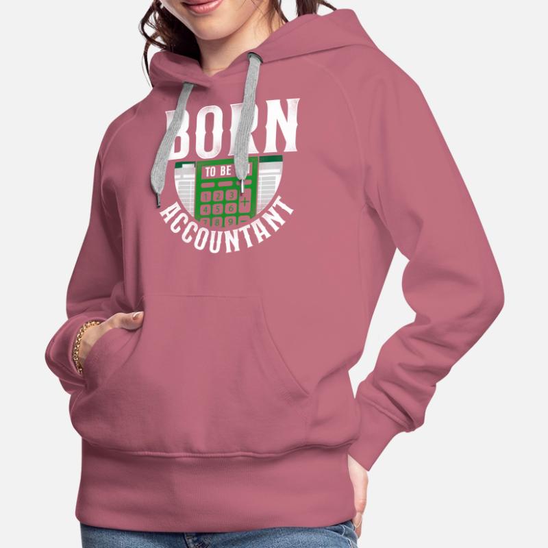 Comptable Comptable Comptable Comptabilité Sweat à capuche Premium bio Femme