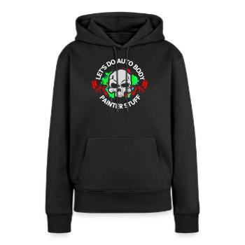 Lackierer | Fahrzeuglackierer Airbrush Geschenk - Frauen Premium Bio Hoodie - Schwarz - Vorne - Julia (174cm)