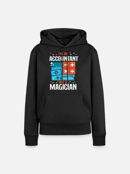 Accountant Bookkeeper Accounting - Frauen Premium Bio Hoodie - Schwarz