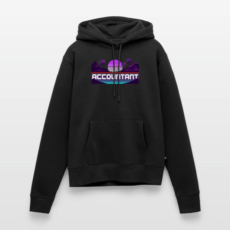 Comptable Comptable Comptable Comptabilité Sweat à capuche Premium bio Femme