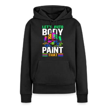 Lackierer Fahrzeuglackierer Airbrush Geschenk - Frauen Premium Bio Hoodie - Schwarz - Vorne - Julia (174cm)
