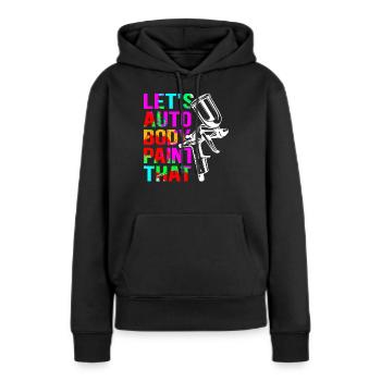 Lackierer Airbrush Fahrzeuglackierer Geschenk - Frauen Premium Bio Hoodie - Schwarz - Vorne - Julia (174cm)