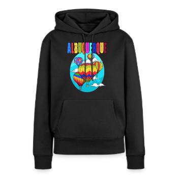 Albuquerque Ballon New Mexico Party Heißluftballon - Frauen Premium Bio Hoodie - Schwarz - Vorne - Julia (174cm)