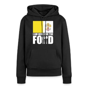 Vatikan Stadt urlaub reise souvenir - Frauen Premium Bio Hoodie - Schwarz - Vorne - Julia (174cm)