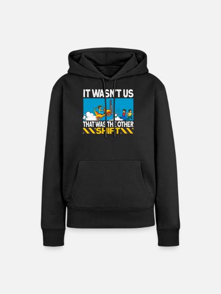 staplerfahrer Stapler Geschenk Gabelstapler Spruch - Frauen Premium Bio Hoodie - Schwarz