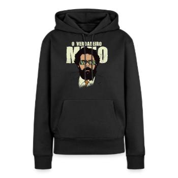 Lula 2022 Verdadeiro Mito - Women’s Premium Organic Hoodie - black - Front - Julia (174cm)
