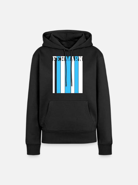 Ostsee Fehmarn - Frauen Premium Bio Hoodie - Schwarz