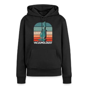 Staubsauger Haushalt Hausputz Hausfrau Hausmann - Frauen Premium Bio Hoodie - Schwarz - Vorne - Julia (174cm)