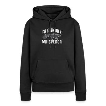 Stinktier Stinken Stinker Skunk Geschenk - Frauen Premium Bio Hoodie - Schwarz - Vorne - Julia (174cm)