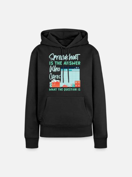 Accountant Bookkeeper Accounting - Frauen Premium Bio Hoodie - Schwarz