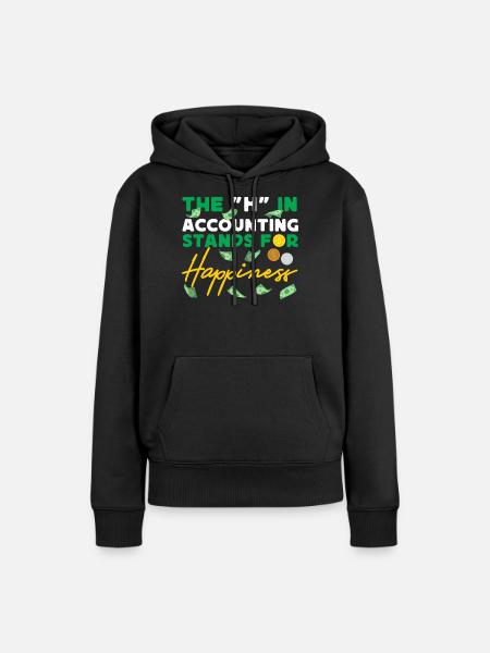 Accountant Bookkeeper Accounting - Frauen Premium Bio Hoodie - Schwarz