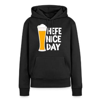 Weizenbier Brauer Hobbybrauer Hefe Nice Day Bier - Frauen Premium Bio Hoodie - Schwarz - Vorne - Julia (174cm)