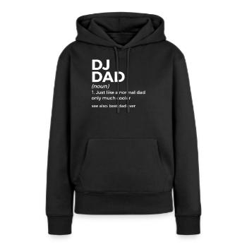 DJ Auftritt Auflegen - Frauen Premium Bio Hoodie - Schwarz - Vorne - Julia (174cm)