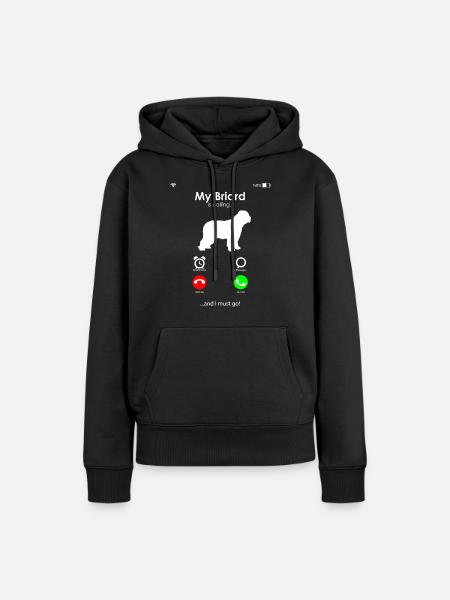 Briard - Berger de Brie - Briarden - Frauen Premium Bio Hoodie - Schwarz