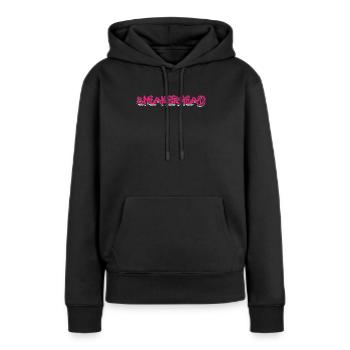Hip Hop Rap Music Rapper Hiphop Gift - Sweat à capuche Premium bio Femme - noir - Devant - Julia (174cm)