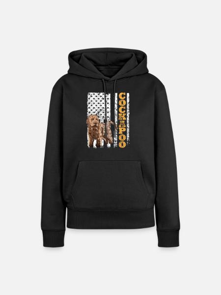 Cockapoo Hund - Frauen Premium Bio Hoodie - Schwarz