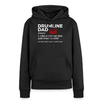 Drumline Trommeln Geschenk - Frauen Premium Bio Hoodie - Schwarz - Vorne - Julia (174cm)