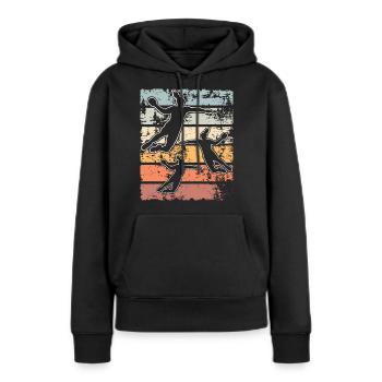 Handball Handball Player Women Handball - Women’s Premium Organic Hoodie - black - Front - Julia (174cm)