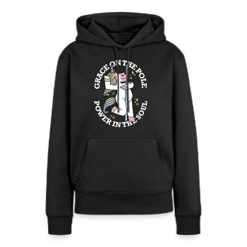 Pole Dancing Poledancing Poledancer - Frauen Premium Bio Hoodie - Schwarz - Vorne - Julia (174cm)