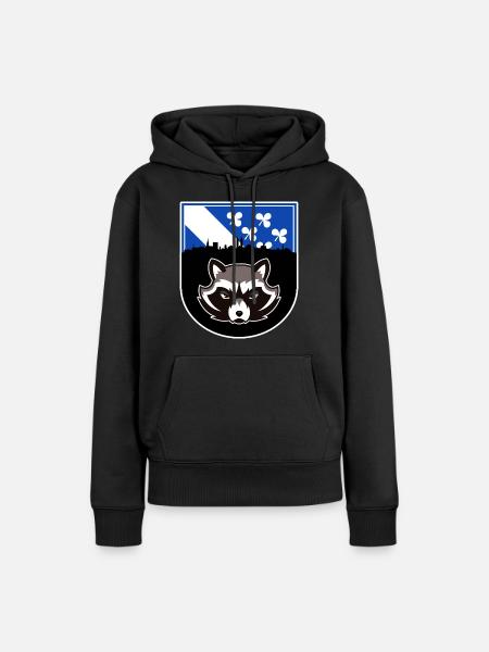 Kassel in a Nutshell - Frauen Premium Bio Hoodie - Schwarz