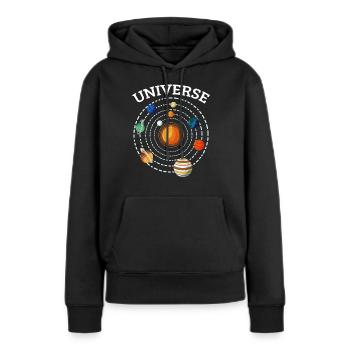 Venus Occupy Mars T-shirt Terraform Cadeau De Chemise - Sweat à capuche Premium bio Femme - noir - Devant - Julia (174cm)