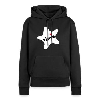 Seestern - Frauen Premium Bio Hoodie - Schwarz - Vorne - Julia (174cm)